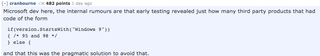 Illustration for article titled Windows 10 May Have Gotten Its Name Because of Lazy Coders